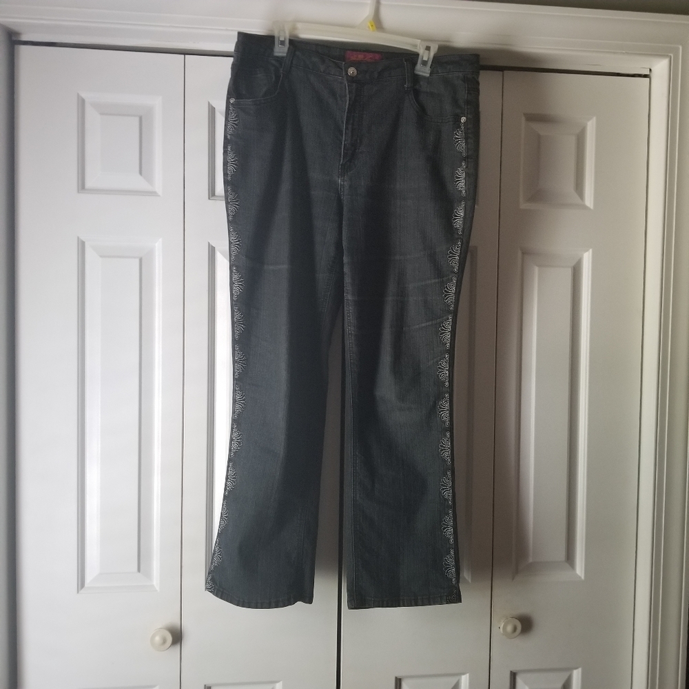 Embroidered Jeans